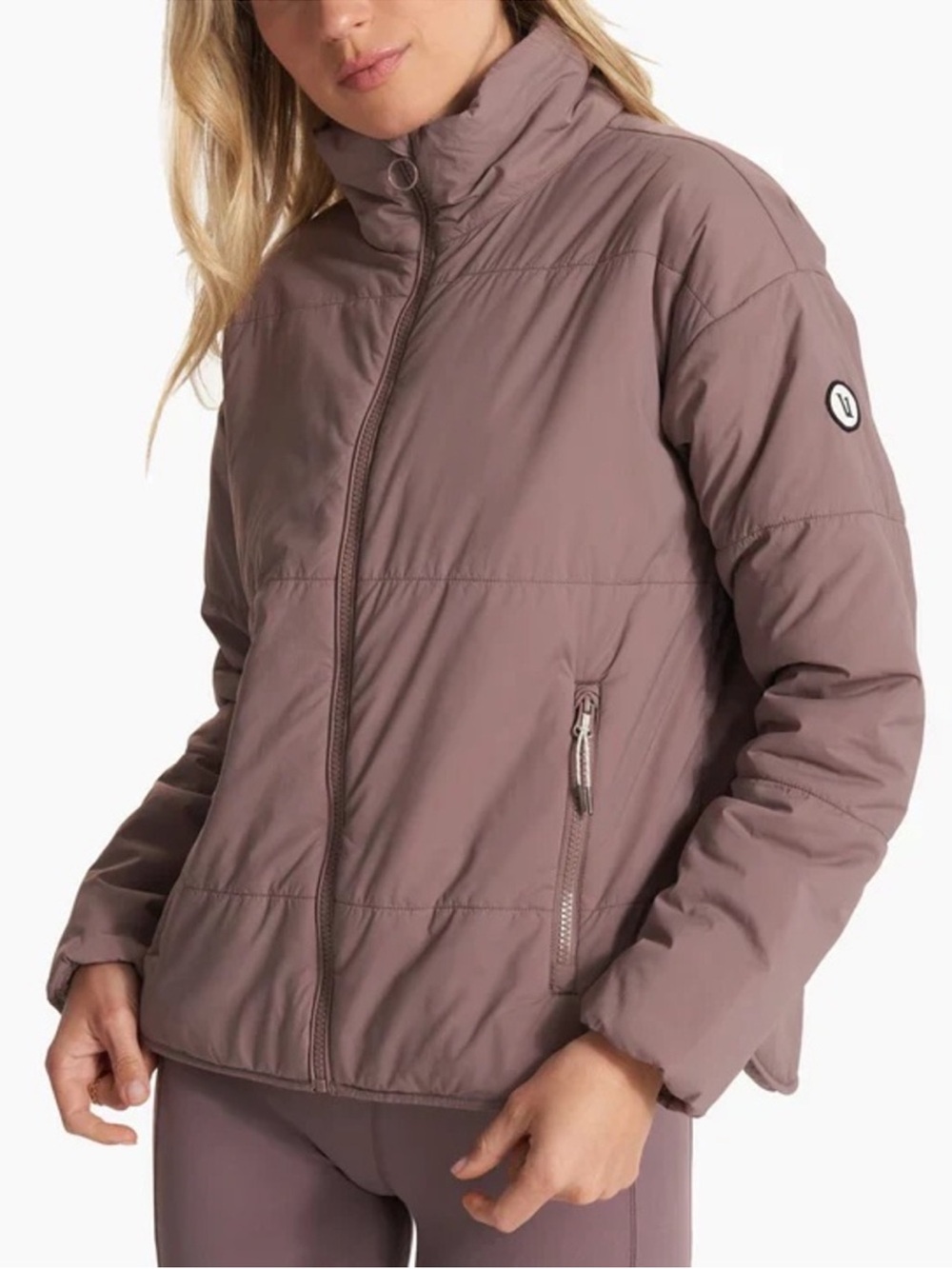 Vuori Women's Canyon Insulated Jacket Hazel Pink Purple Size XS Athleisure Gym